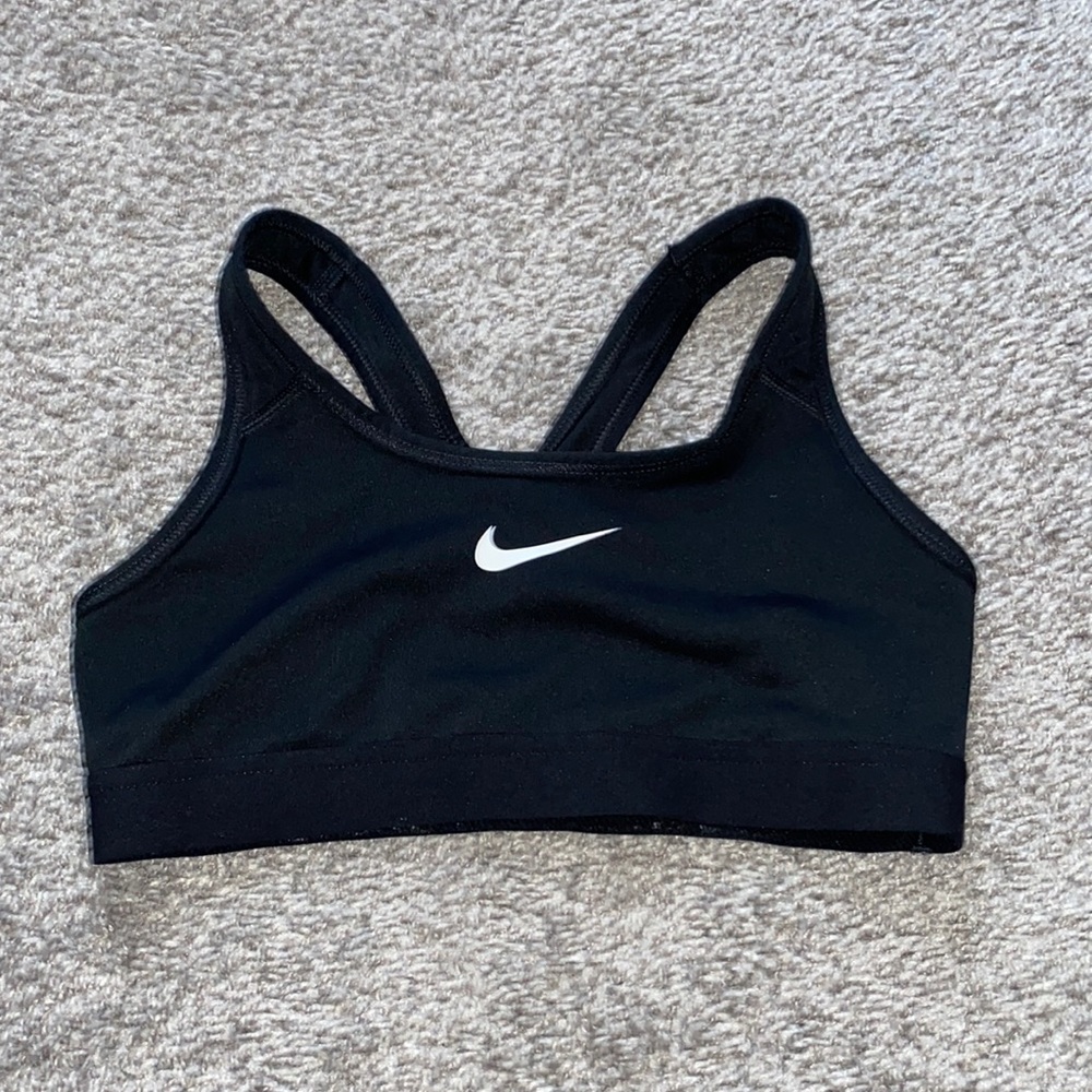 NIKE black sports bra